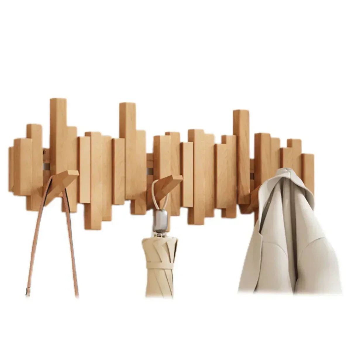 Wandhaken aus Holz