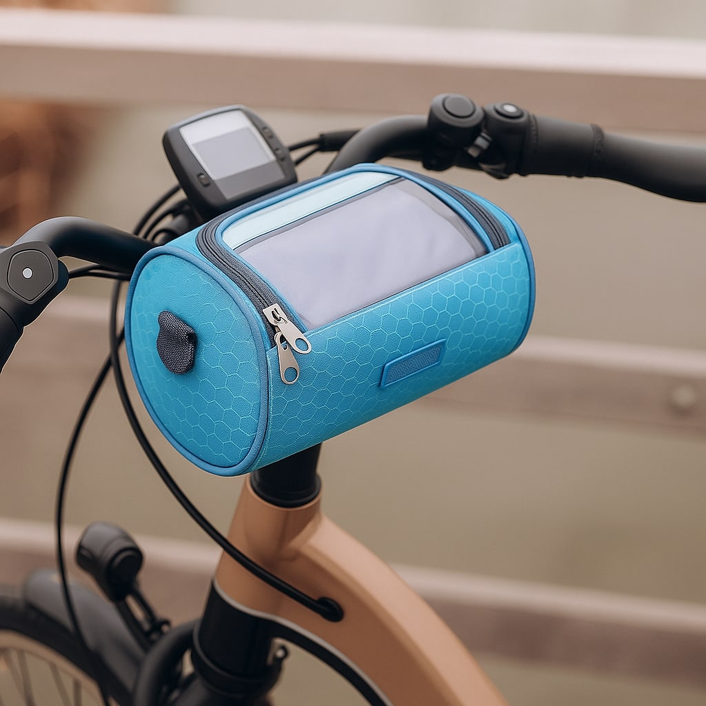 Fahrrad-Lenkertasche mit Touchscreen-Fenster – Navigieren ohne Hände