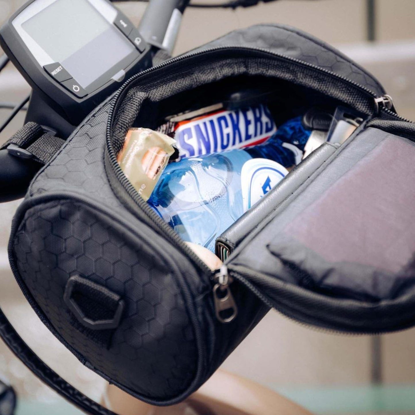 Fahrrad-Lenkertasche mit Touchscreen-Fenster – Navigieren ohne Hände