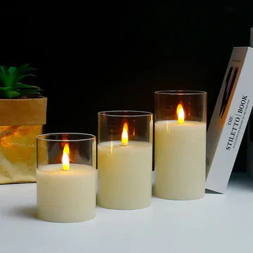 LED Kerzen Set realistisch