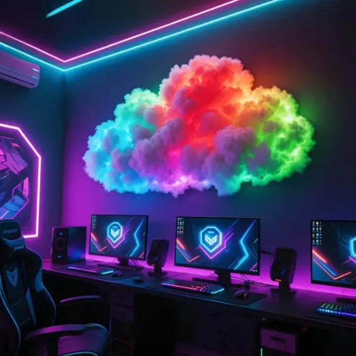 LED Wolken-Wandleuchte
