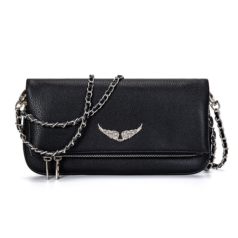 Gesteppte Clutch mit Kettentrageriemen – Elegant und vielseitig