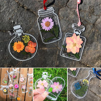 Trockenblumen-Lesezeichen-Set – 30 Stück mit Quaste