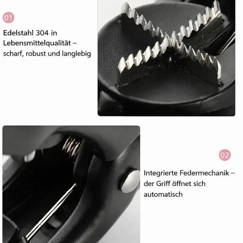 Nussschäler für Kastanien & harte Nüsse – sicher & kraftsparend