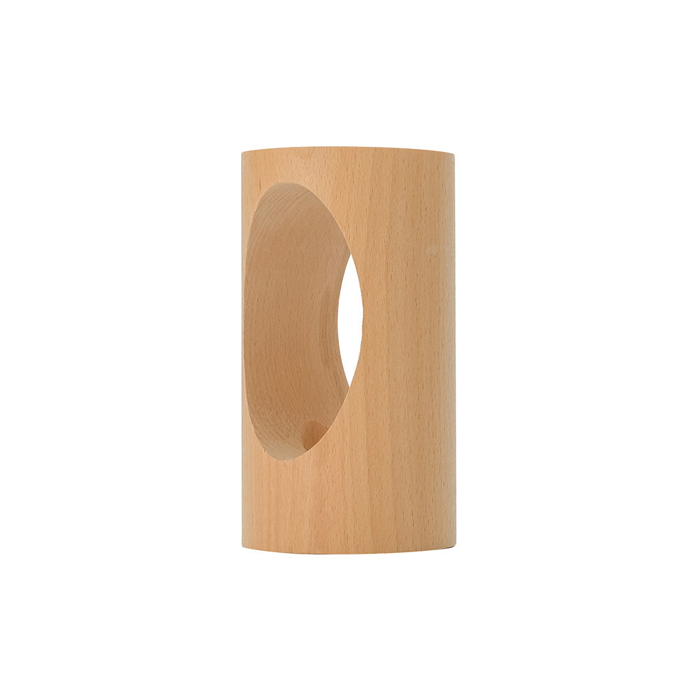 LED Tischlampe Holz