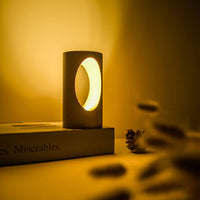 LED Tischlampe Holz