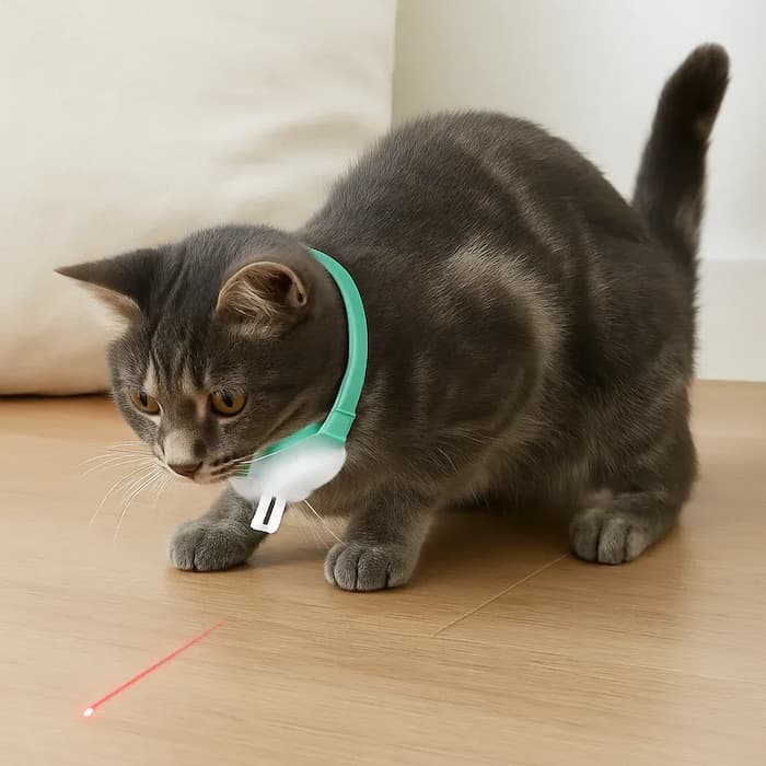 Automatisches Laser-Spielhalsband für Katzen – Aktiv Auch Ohne Aufsicht
