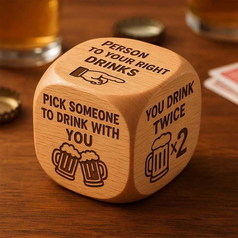 Holz-Entscheidungswürfel – Lustiges Geschenk für jeden Anlass