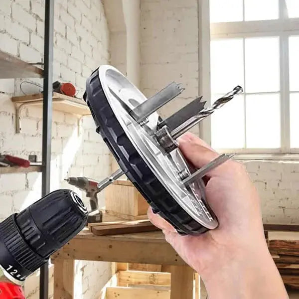 Verstellbarer Kreisschneider-Bohraufsatz – Saubere Löcher von 45 bis 130 mm