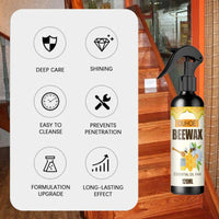 Bienenwachs Holzpflege-Spray – Natürlicher Glanz ohne aggressive Chemikalien