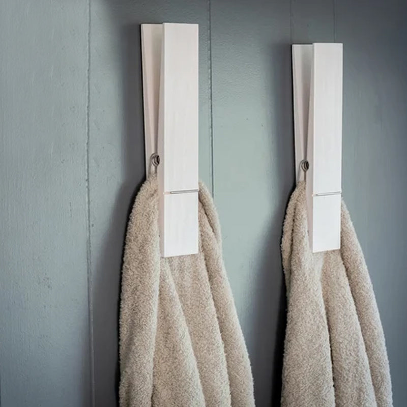 Holz-Handtuchhalter mit Klammer