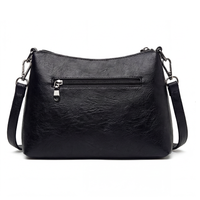 Weiche Kunstleder-Crossbody-Bag – 3 Fächer