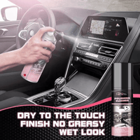 Auto-Innenraum-Politurspray – Trockenes Finish für Kunststoff & Leder
