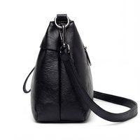 Weiche Kunstleder-Crossbody-Bag – 3 Fächer