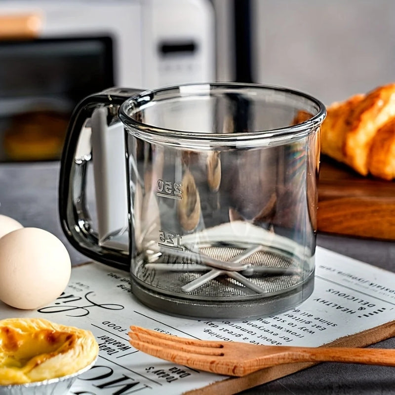 Mehlsieb mit Quetschgriff – 250 ml Backsieb