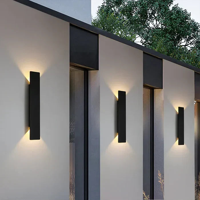 Außen-LED-Wandleuchte mit Auf-Ab-Licht – Wetterfest IP65