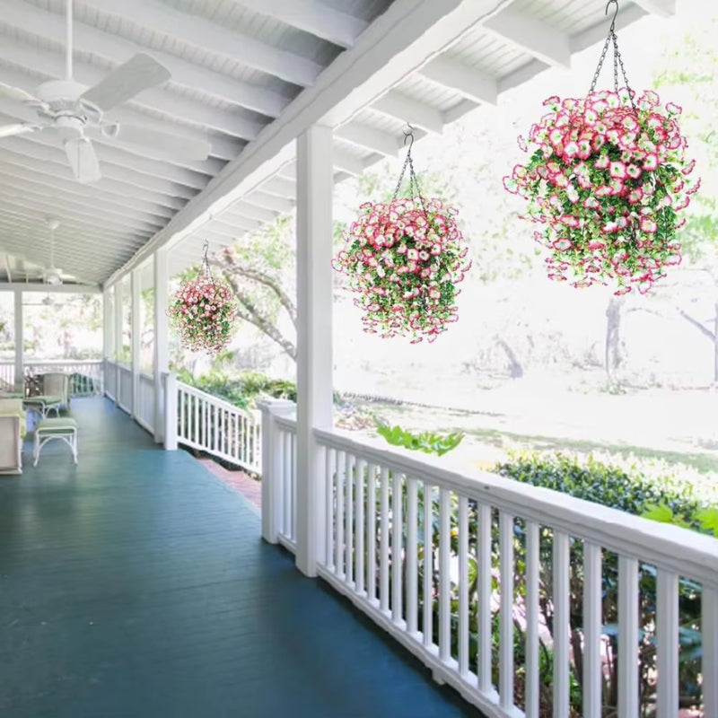 Künstlicher Hängeblumenstrauß – Balkon- & Gartendeko