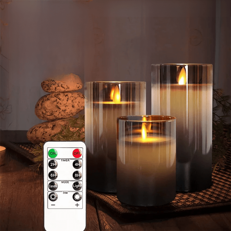 LED Kerzen Set realistisch