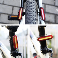 USB-aufladbares Fahrrad-LED-Rücklicht – Weitwinkel-Sichtbarkeit