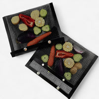 Antihaft-Grillbeutel aus Netzgewebe 3er-Set – Sauber Grillen ohne Aufwand