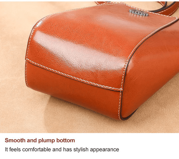 Kleine Crossbody-Tasche in Lederoptik mit mehreren Fächern – Verstellbarer Riemen