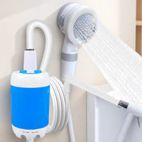 Tragbare Outdoor-Dusche mit Akku
