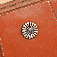 Kleine Crossbody-Tasche in Lederoptik mit mehreren Fächern – Verstellbarer Riemen