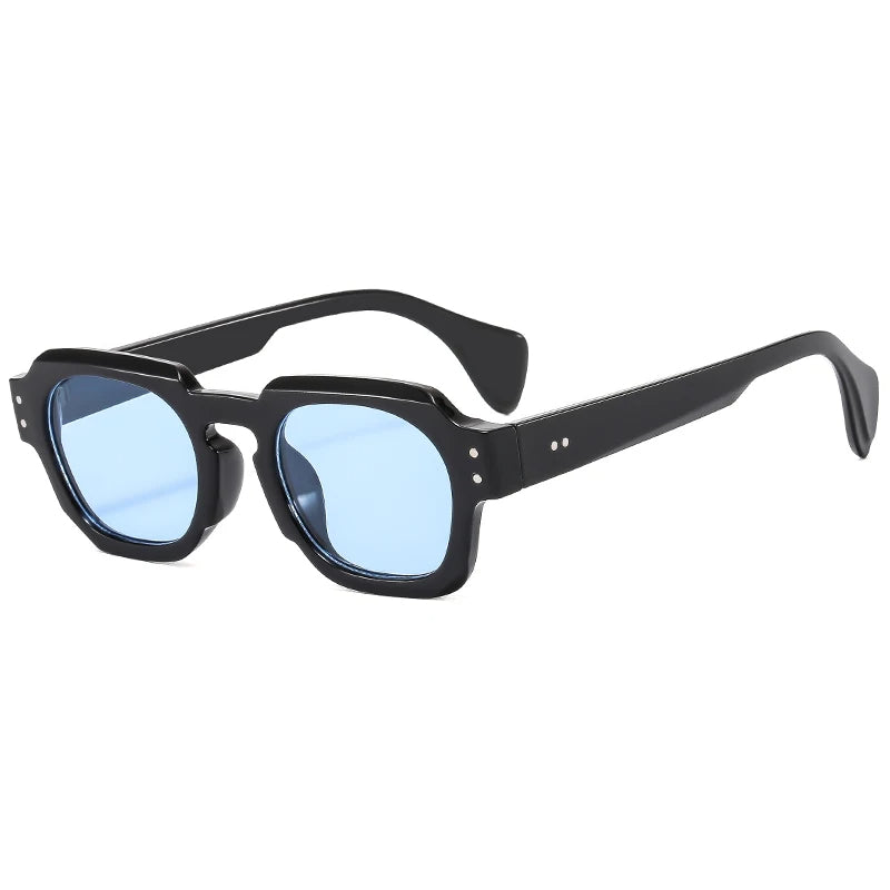 Retro Sonnenbrille mit eckiger Fassung und UV400-Schutz – 6 Farben
