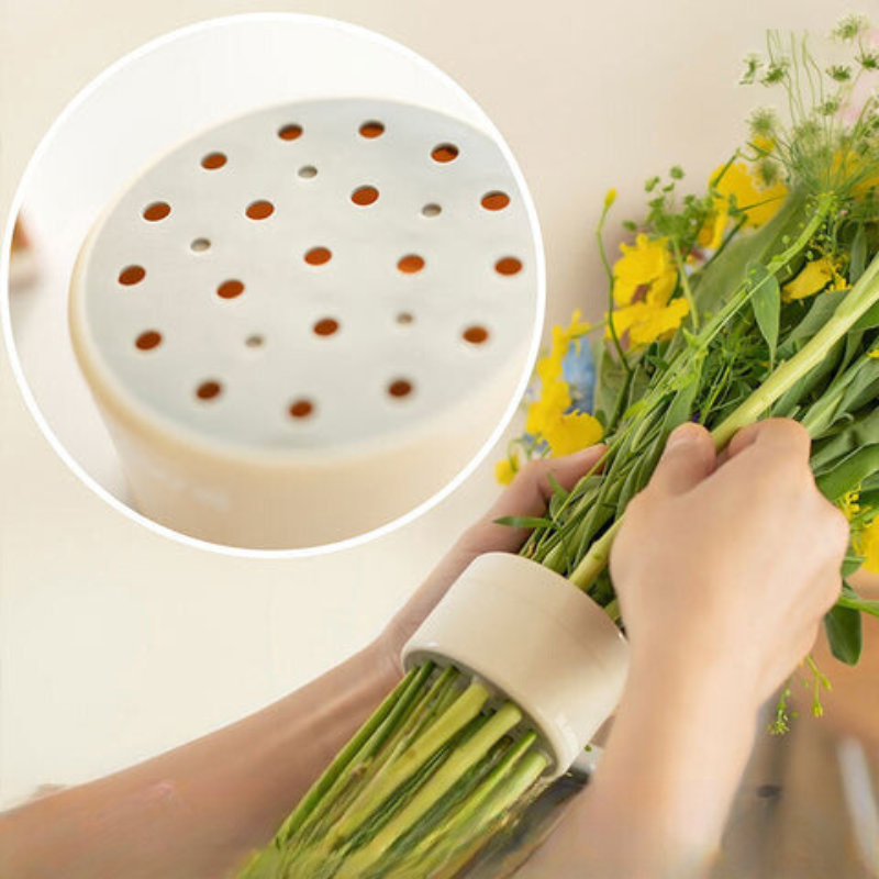 Blumenstielhalter für Vasen – Perforierter Strauß-Organizer, 2er-Set