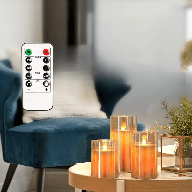 LED Kerzen Set realistisch