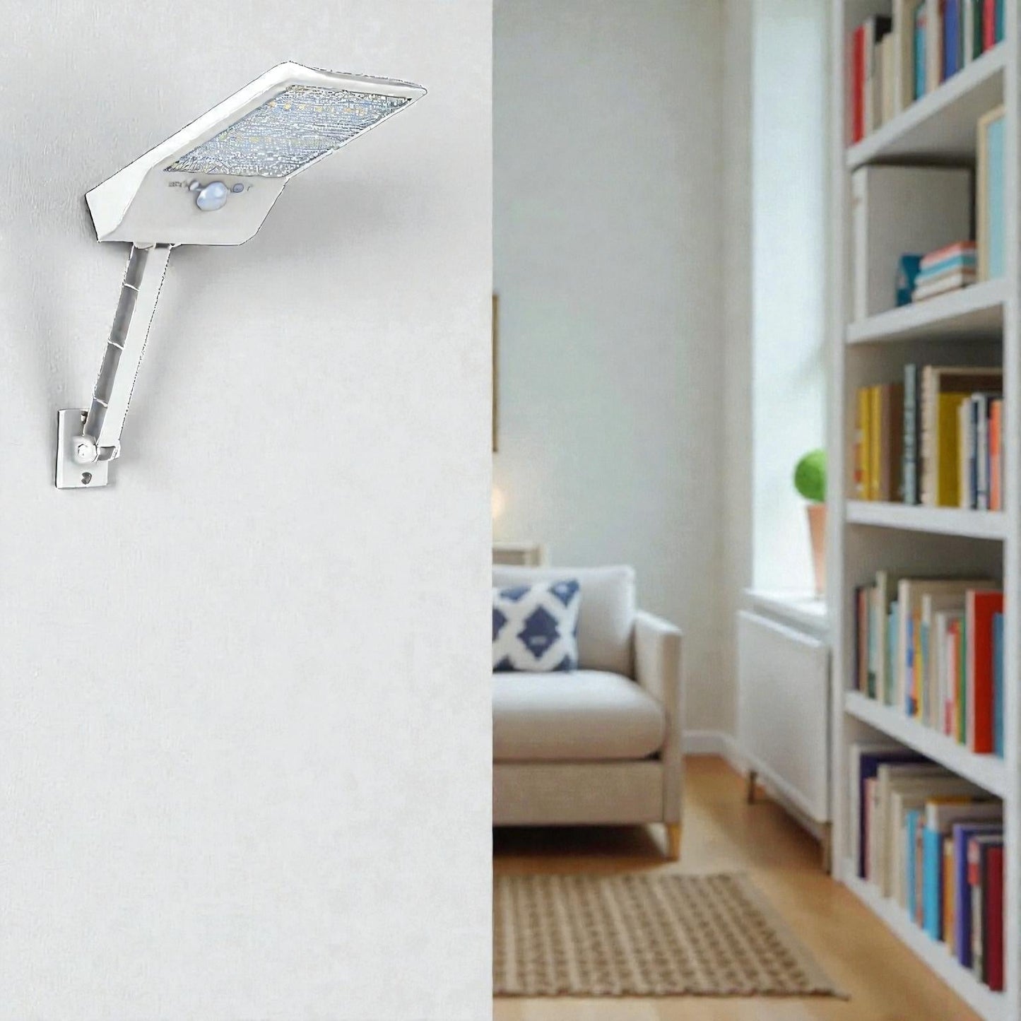 Solar-LED-Wandleuchte mit Bewegungsmelder – Automatische Außenbeleuchtung