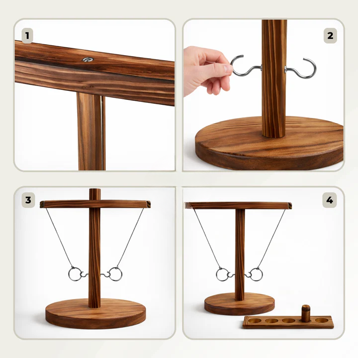 Holz-Ringwurfspiel – Spaß für die ganze Familie