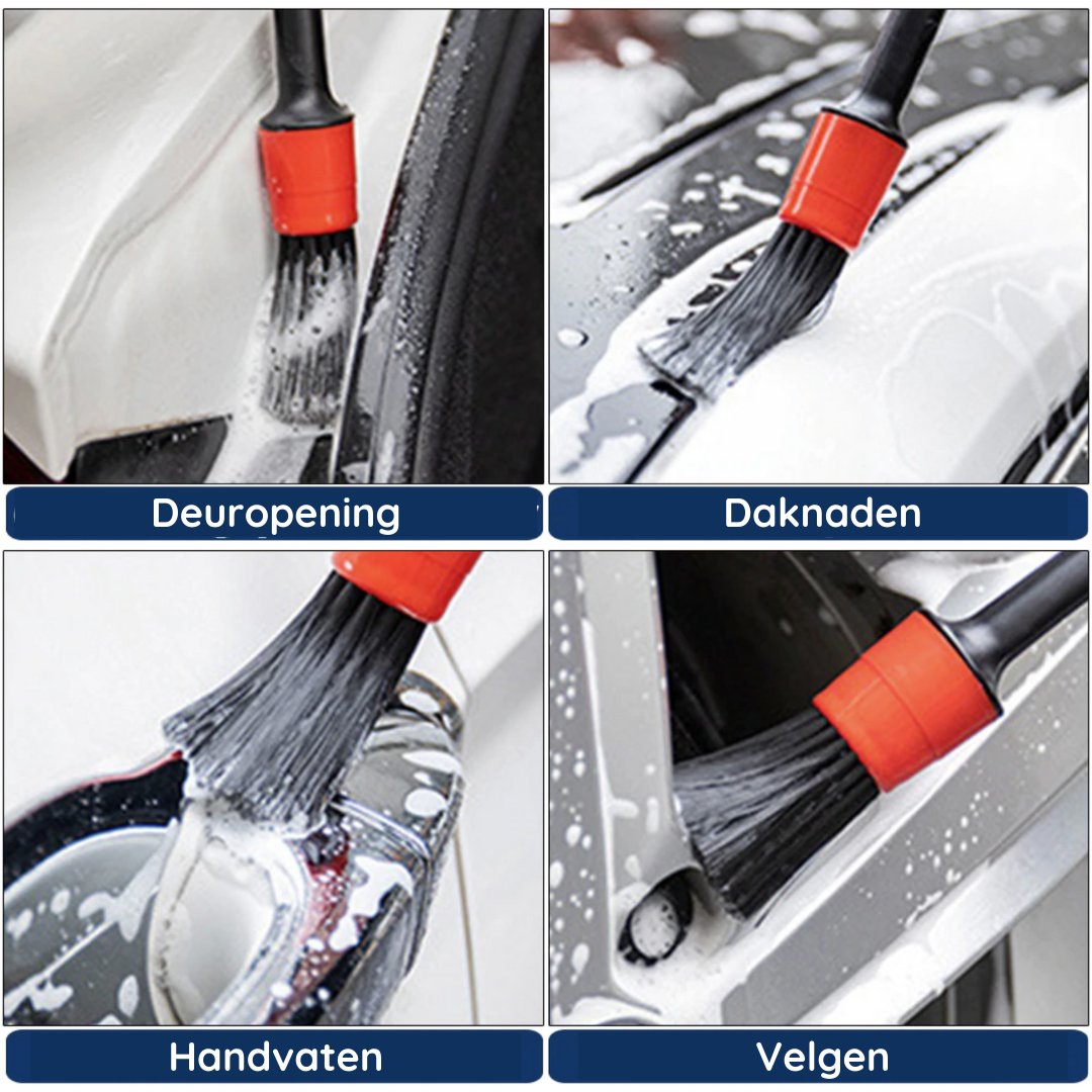 Auto-Detailing-Pinsel-Set – Kommt in jeden Winkel (7er-Set)
