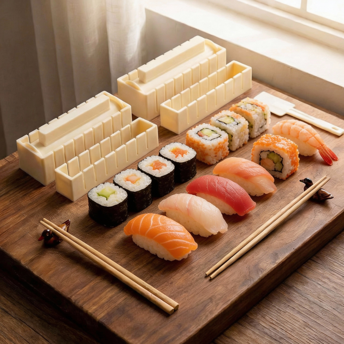 Sushi-Form-Set – Gleichmäßige Rollen ganz ohne Rolltechnik