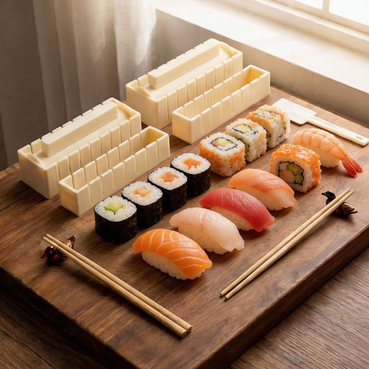 Sushi-Form-Set – Gleichmäßige Rollen ganz ohne Rolltechnik