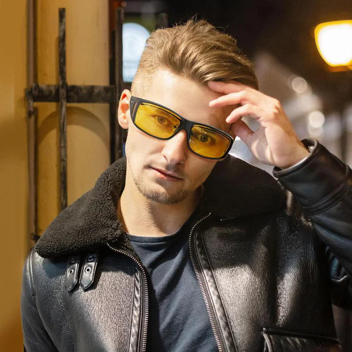 Nachtfahrt-Überbrille – Klarer sehen im Dunkeln