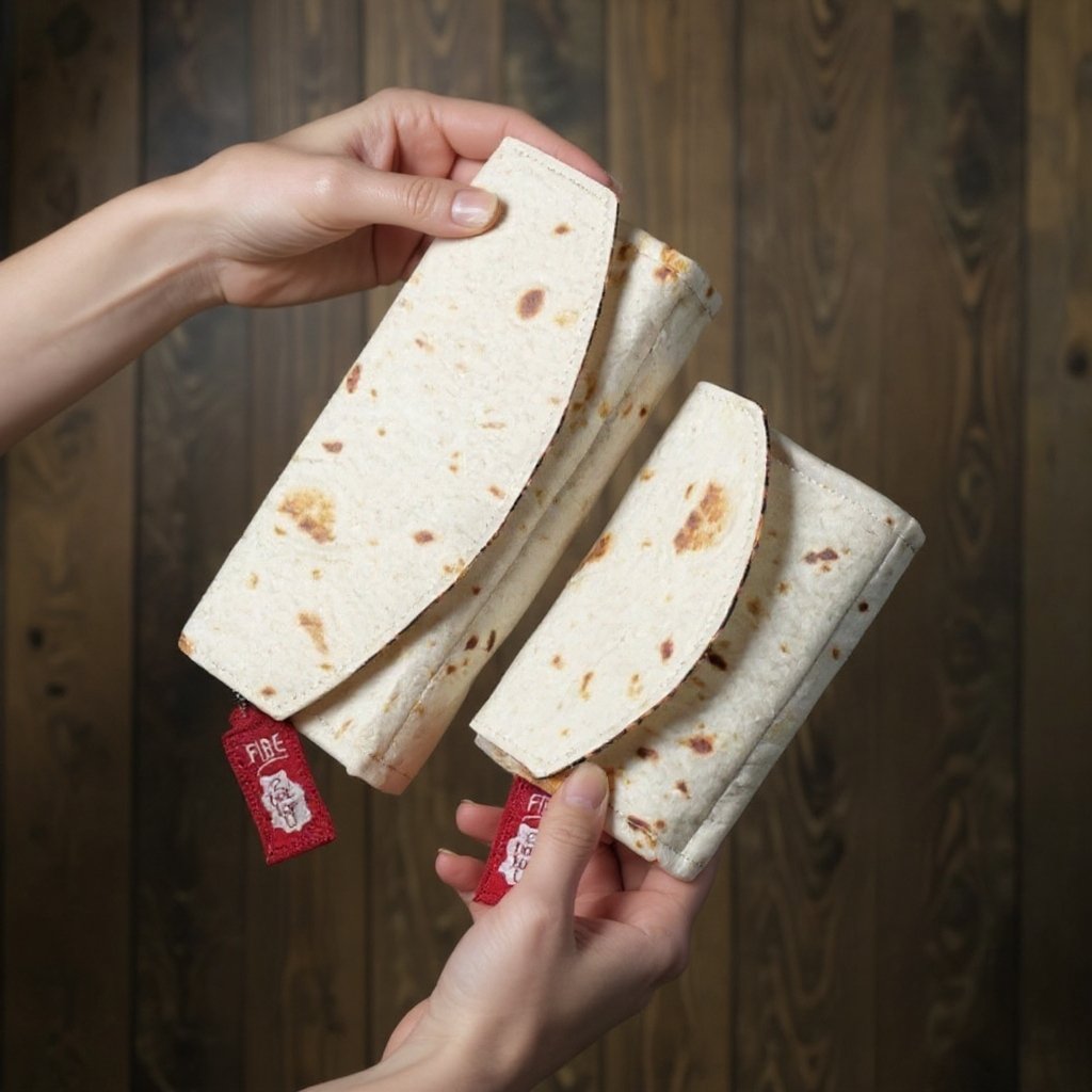 Burrito-Geldbörse mit Magnetverschluss – Organisierte Aufbewahrung