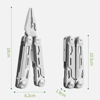 12-in-1-Klappmultitool mit Zange – Kompakter Edelstahl