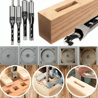 Vierkantzapfen-Bohrersatz für Holz – 4er-Set