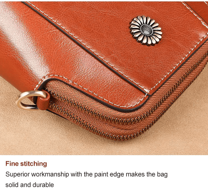 Kleine Crossbody-Tasche in Lederoptik mit mehreren Fächern – Verstellbarer Riemen