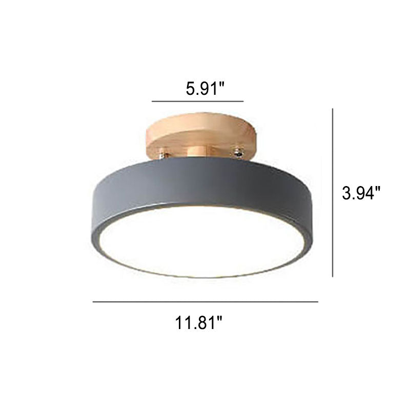 Runde LED-Deckenleuchte