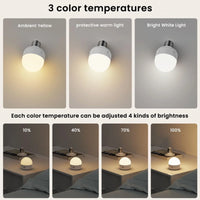 Wiederaufladbare RGB-LED-Lampe E27 mit Fernbedienung – Keine Verkabelung nötig