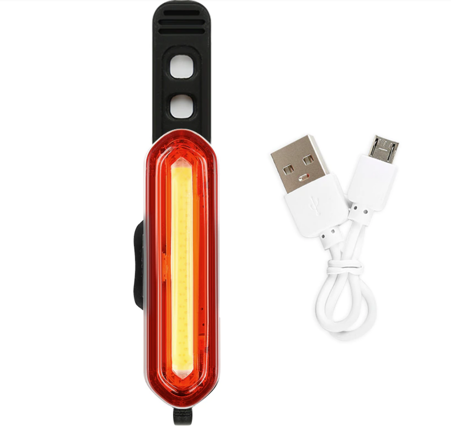 USB-aufladbares Fahrrad-LED-Rücklicht – Weitwinkel-Sichtbarkeit