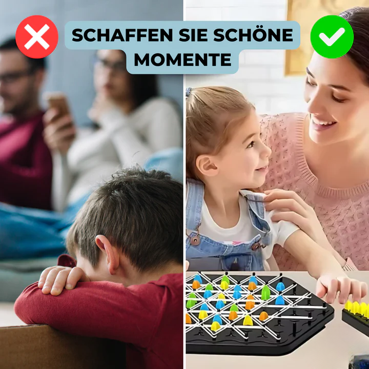 Strategie-Dreieckspiel – Dreiecke bilden, das Spielfeld dominieren