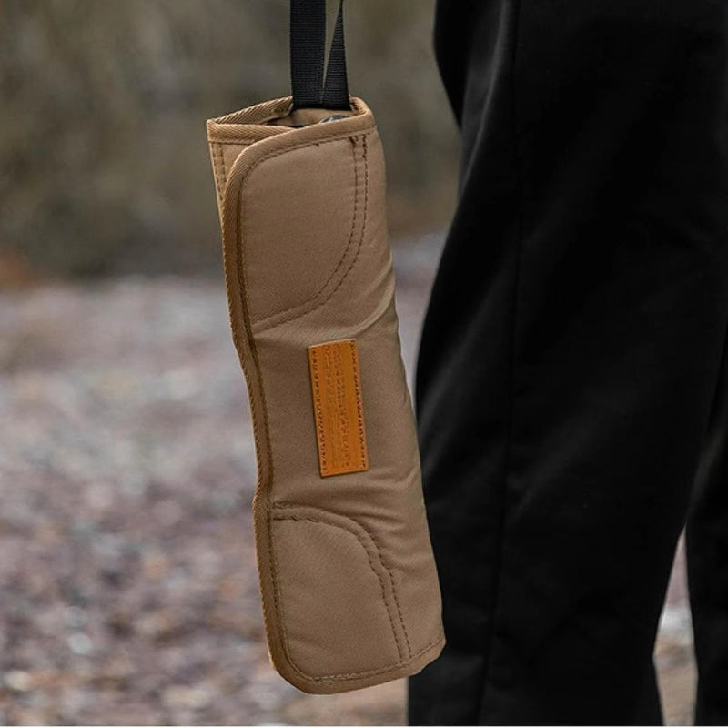 Klappbarer Campinghocker – Tragbarer Outdoor-Sitz mit Netzablage