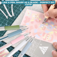 Präzisions-Schneide-Stift mit 360°-Drehklinge – 6er-Set