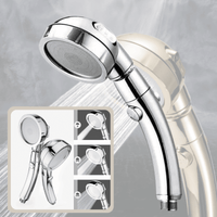 3-in-1 Handbrause – Mehr Druck, Weniger Wasserverbrauch