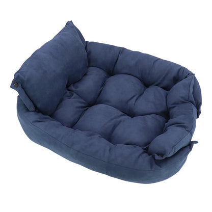 3-in-1 Haustierbett – Sofa, Matte oder Schlafhöhle