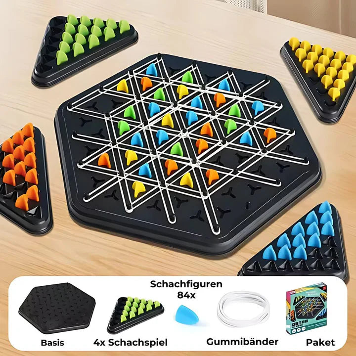Strategie-Dreieckspiel – Dreiecke bilden, das Spielfeld dominieren