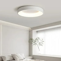 Runde LED-Deckenlampe – Skandinavisches Design, Warmweiß